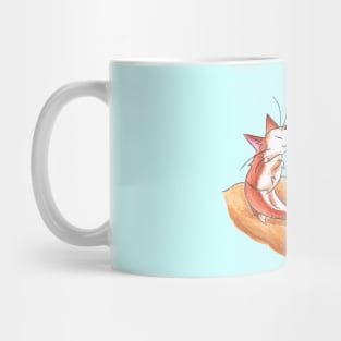 Coral Cat Tree Mug